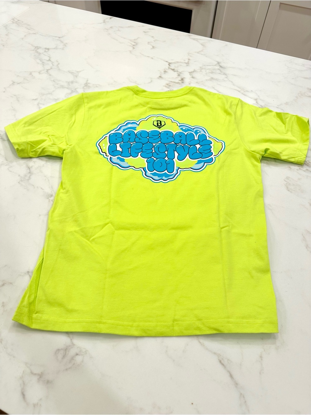 Baseball Lifestyle 101 Neon Yellow Cotton Candy Tee